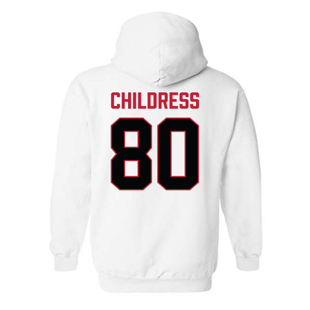 Ferris State - NCAA Football : Braeden Childress - National Champions Shersey Hooded Sweatshirt-1