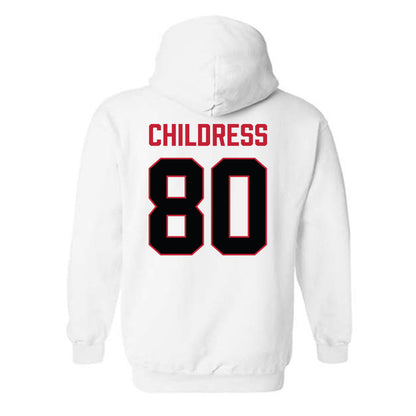 Ferris State - NCAA Football : Braeden Childress - National Champions Shersey Hooded Sweatshirt-1