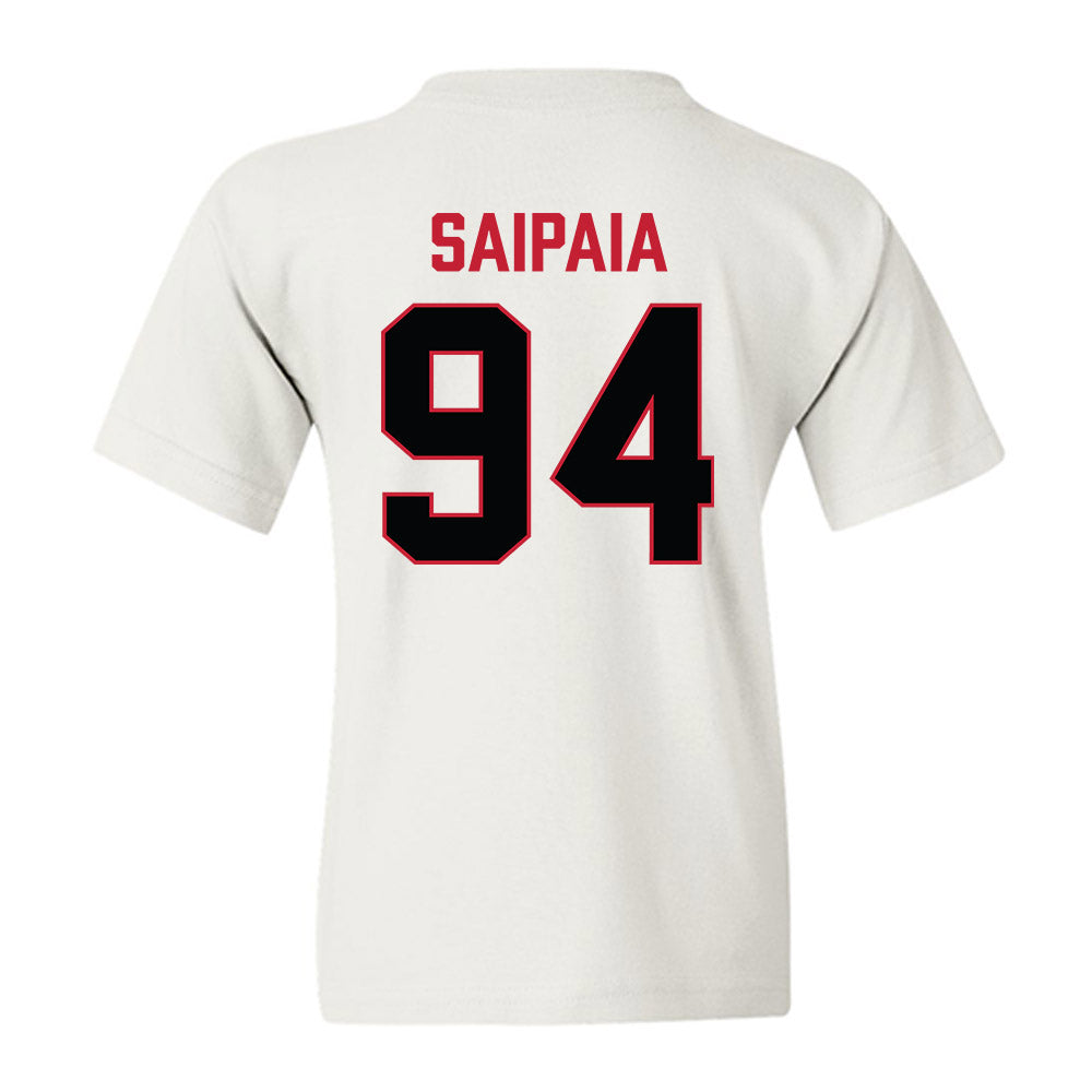 Ferris State - NCAA Football : Sio Saipaia - National Champions Shersey Youth T-Shirt-1
