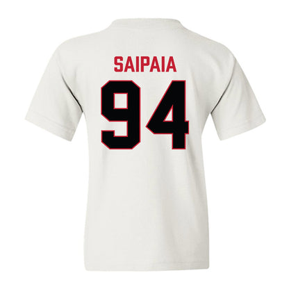 Ferris State - NCAA Football : Sio Saipaia - National Champions Shersey Youth T-Shirt-1