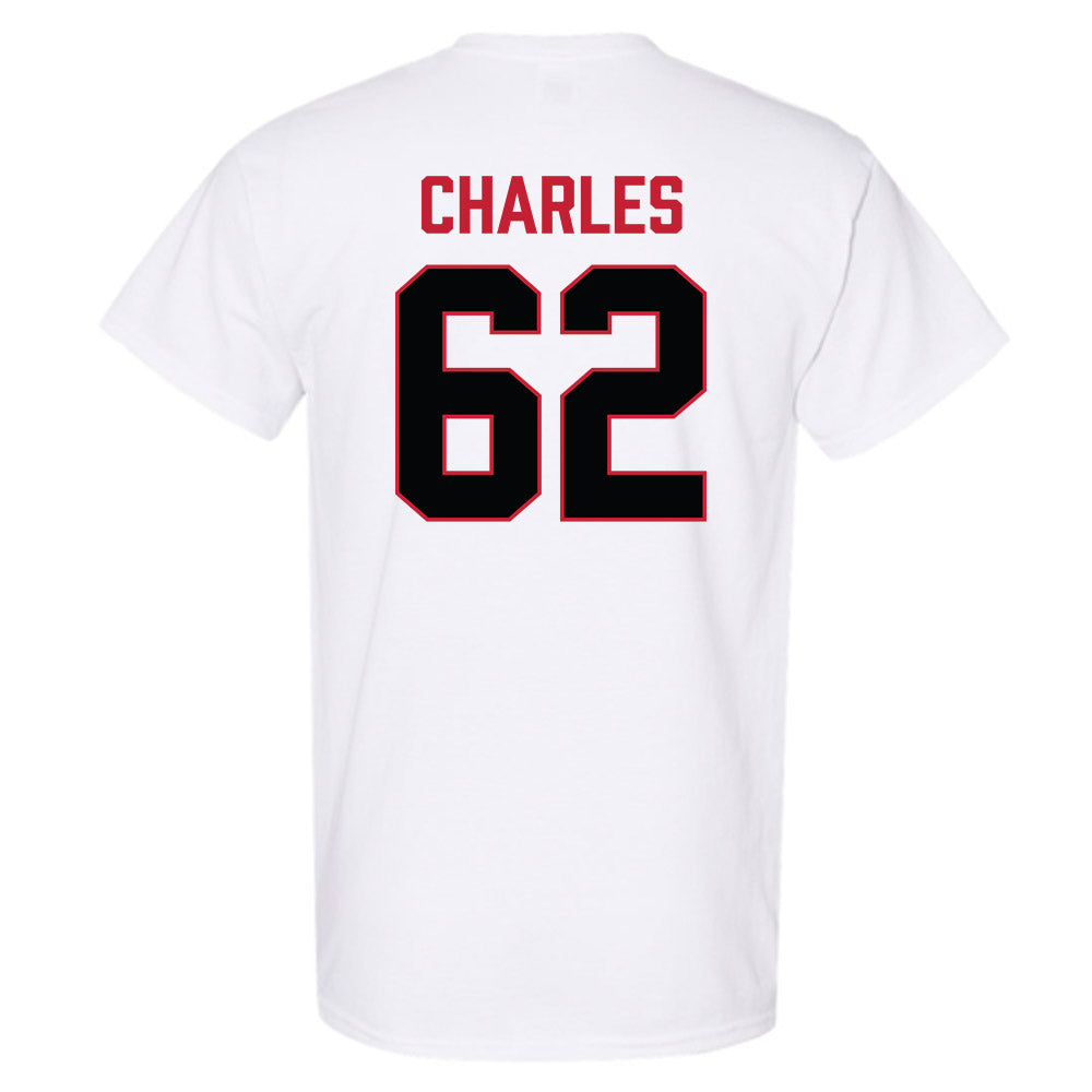 Ferris State - NCAA Football : Martaz Charles - National Champions Shersey T-Shirt-1