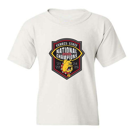 Ferris State - NCAA Football : Debra Jones - National Champions Shersey Youth T-Shirt-0