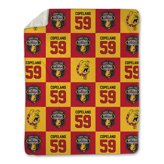 Ferris State - NCAA Football : Isiah Copeland - National Champs Blanket-0