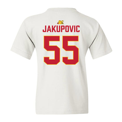 Ferris State - NCAA Football : Elmir Jakupovic - 5 years National Champions Youth T-Shirt-1