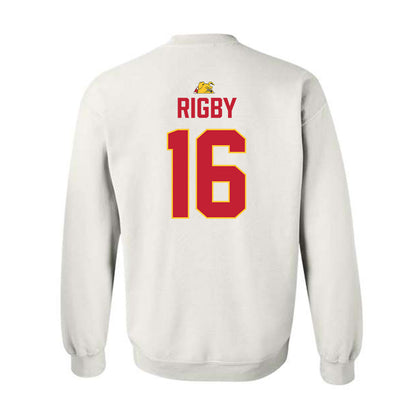 Ferris State - NCAA Football : Tre Rigby - 5 years National Champions Crewneck Sweatshirt-1