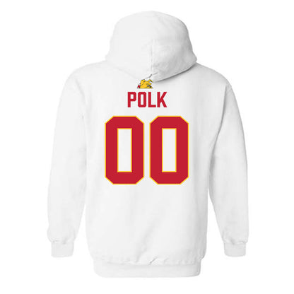 Ferris State - NCAA Football : Victor Polk - 5 years National Champions Hooded Sweatshirt-1