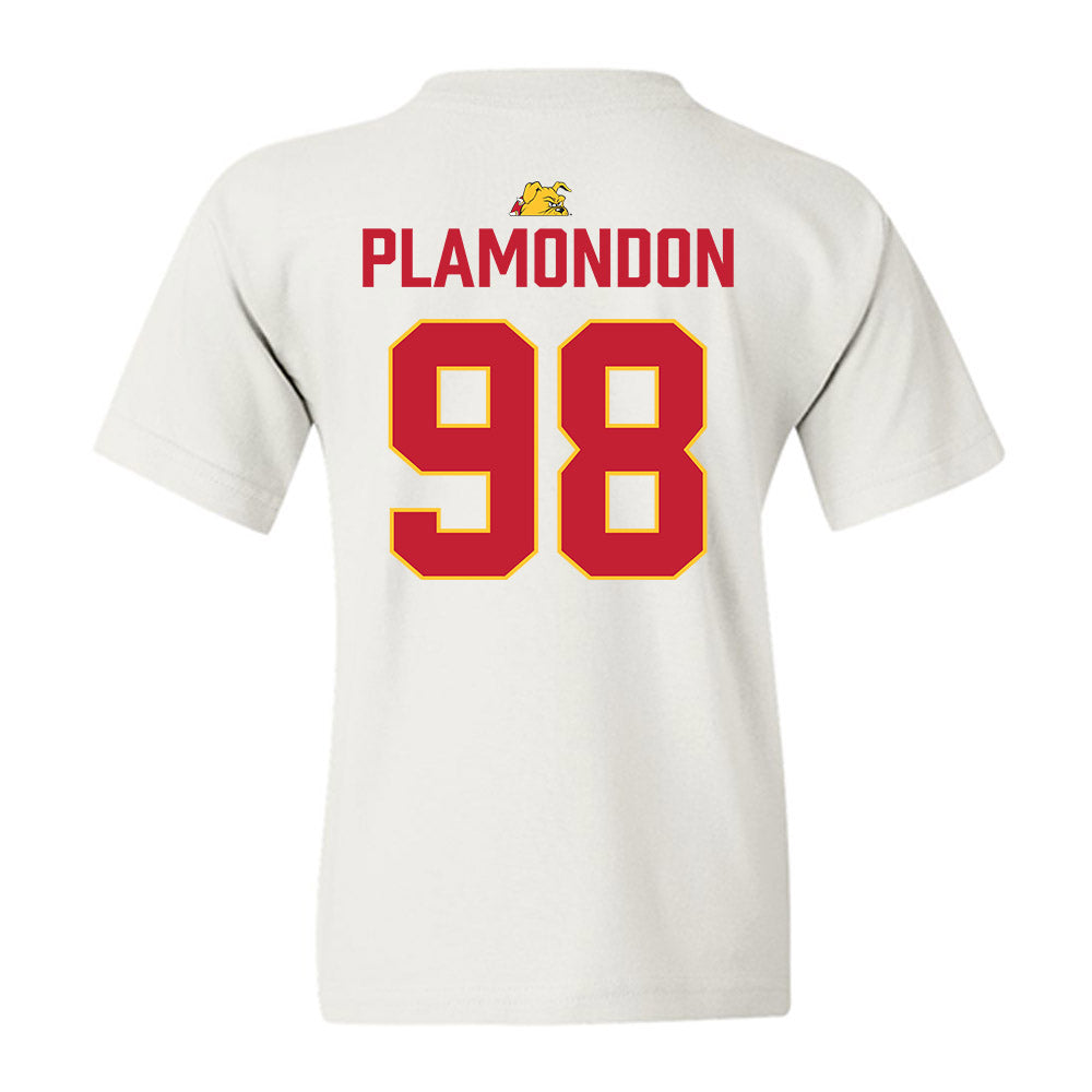 Ferris State - NCAA Football : Jake Plamondon - 5 years National Champions Youth T-Shirt-1