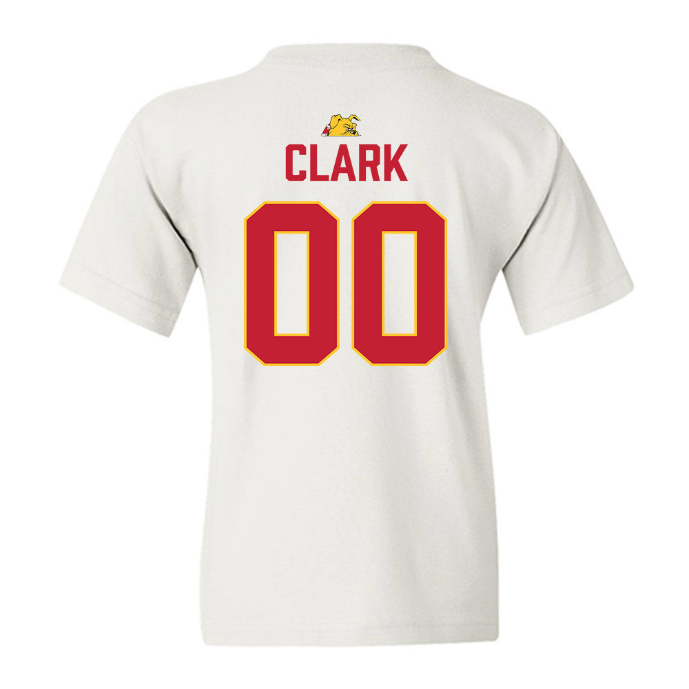 Ferris State - NCAA Football : Brayden Clark - 5 years National Champions Youth T-Shirt-1