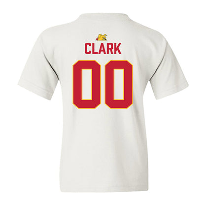 Ferris State - NCAA Football : Brayden Clark - 5 years National Champions Youth T-Shirt-1