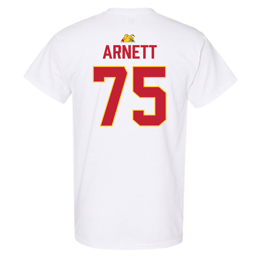 Ferris State - NCAA Football : Dayne Arnett - 5 years National Champions T-Shirt-1