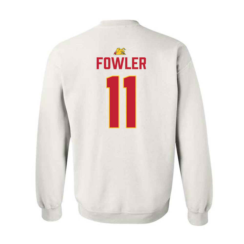 Ferris State - NCAA Football : Tyrone Fowler - 5 years National Champions Crewneck Sweatshirt-1