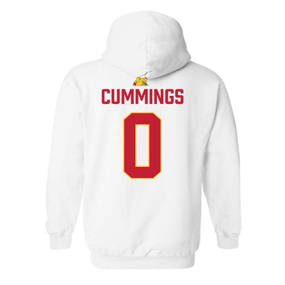 Ferris State - NCAA Football : Sam Cummings - 5 years National Champions Hooded Sweatshirt-1