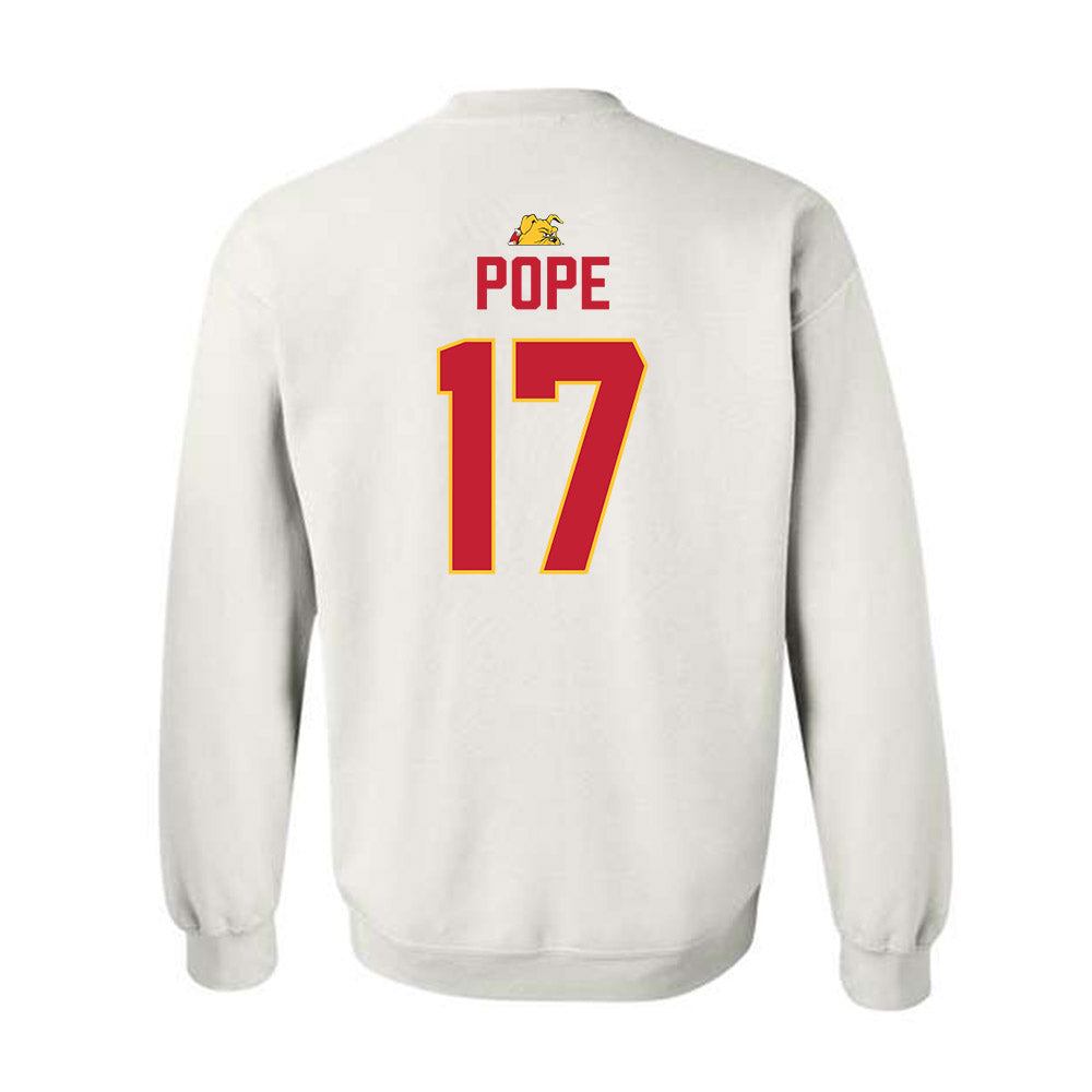 Ferris State - NCAA Football : Quentin Pope - 5 years National Champions Crewneck Sweatshirt-1