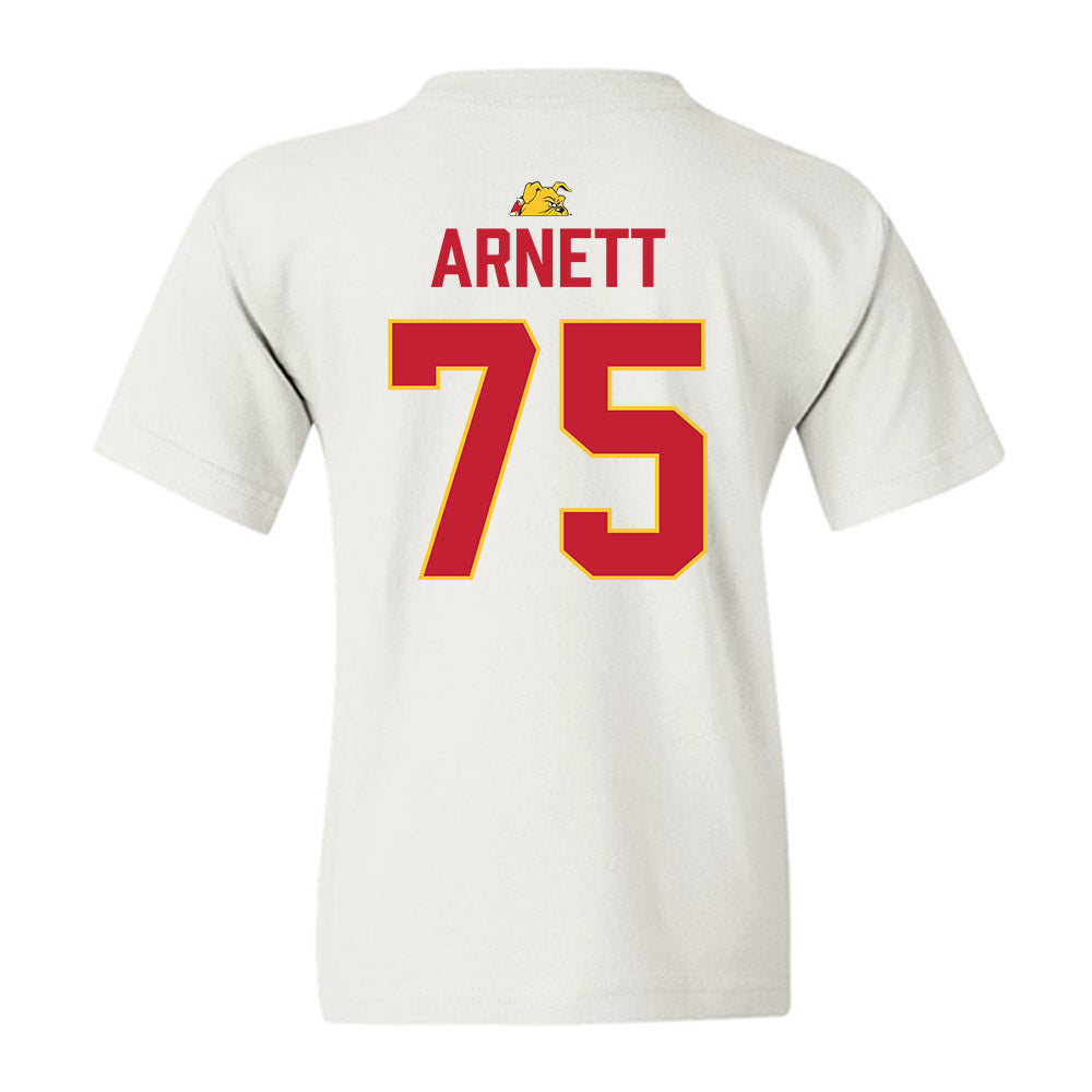 Ferris State - NCAA Football : Dayne Arnett - 5 years National Champions Youth T-Shirt-1