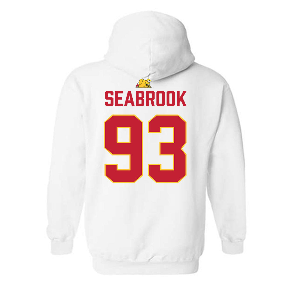 Ferris State - NCAA Football : Erick Seabrook - 5 years National Champions Hooded Sweatshirt-1