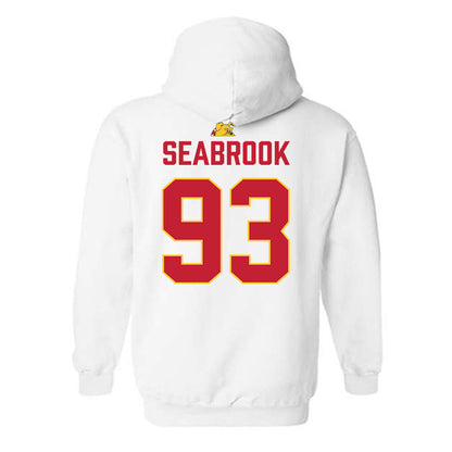 Ferris State - NCAA Football : Erick Seabrook - 5 years National Champions Hooded Sweatshirt-1