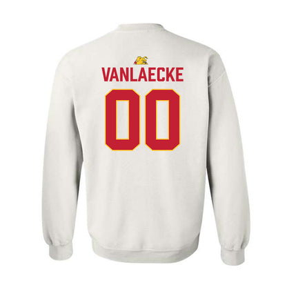 Ferris State - NCAA Football : Brady VanLaecke - 5 years National Champions Crewneck Sweatshirt-1