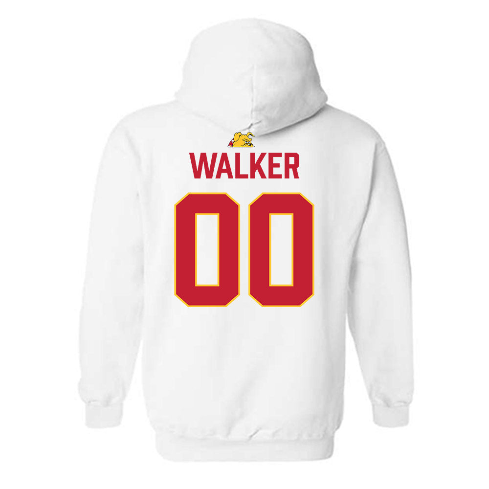 Ferris State - NCAA Football : Jeremiah Walker - 5 years National Champions Hooded Sweatshirt-1