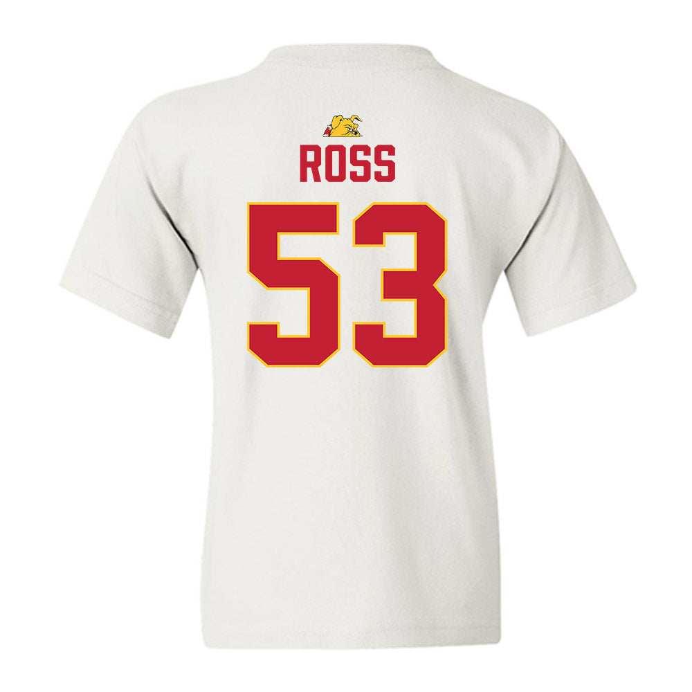 Ferris State - NCAA Football : Ryan Ross - 5 years National Champions Youth T-Shirt-1