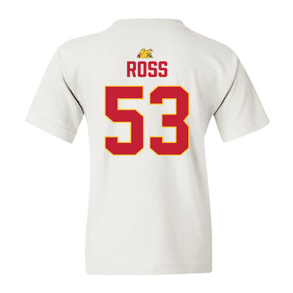Ferris State - NCAA Football : Ryan Ross - 5 years National Champions Youth T-Shirt-1