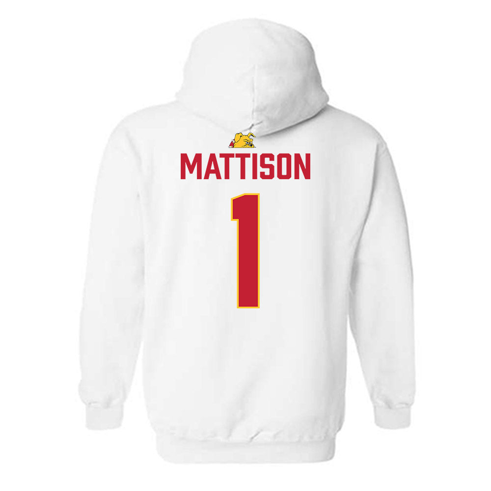 Ferris State - NCAA Football : Gyasi Mattison - 5 years National Champions Hooded Sweatshirt-1