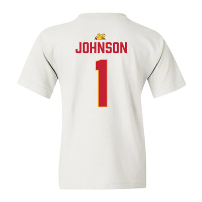 Ferris State - NCAA Football : Jalen Johnson - 5 years National Champions Youth T-Shirt-1