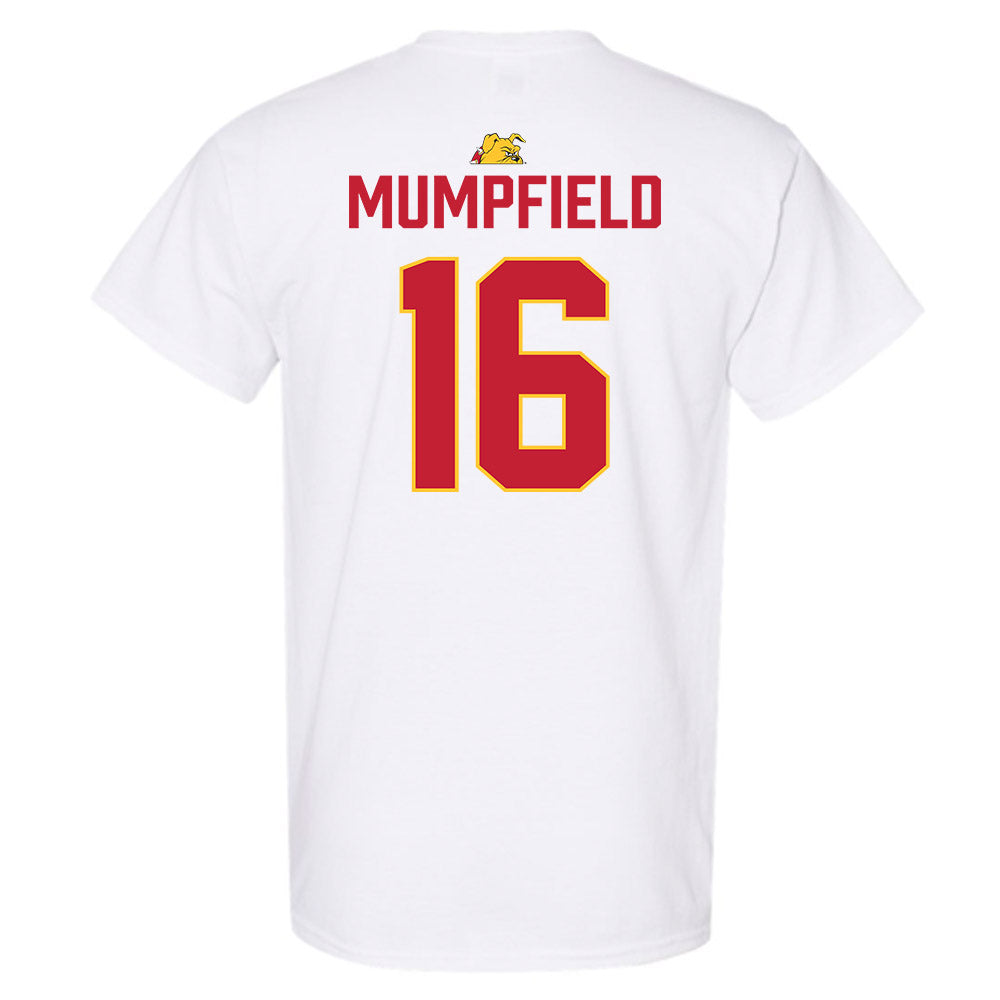 Ferris State - NCAA Football : Leeshaun Mumpfield - 5 years National Champions T-Shirt-1