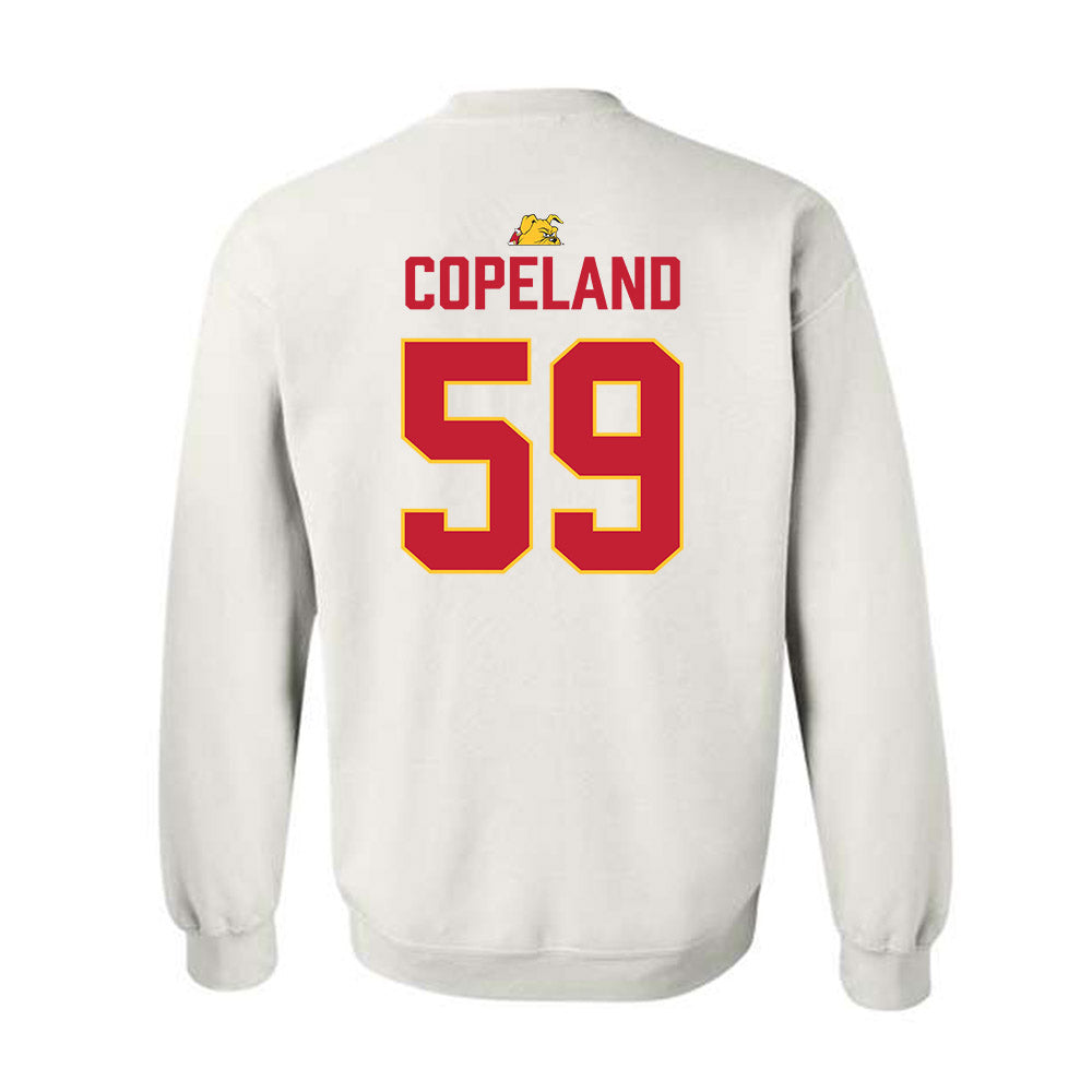 Ferris State - NCAA Football : Isiah Copeland - 5 years National Champions Crewneck Sweatshirt-1