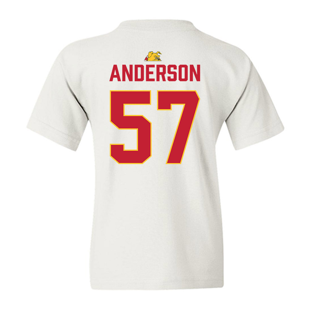 Ferris State - NCAA Football : Derek Anderson - 5 years National Champions Youth T-Shirt-1