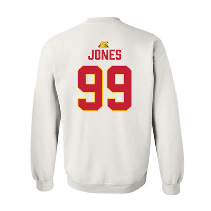 Ferris State - NCAA Football : markee jones - 5 years National Champions Crewneck Sweatshirt-1