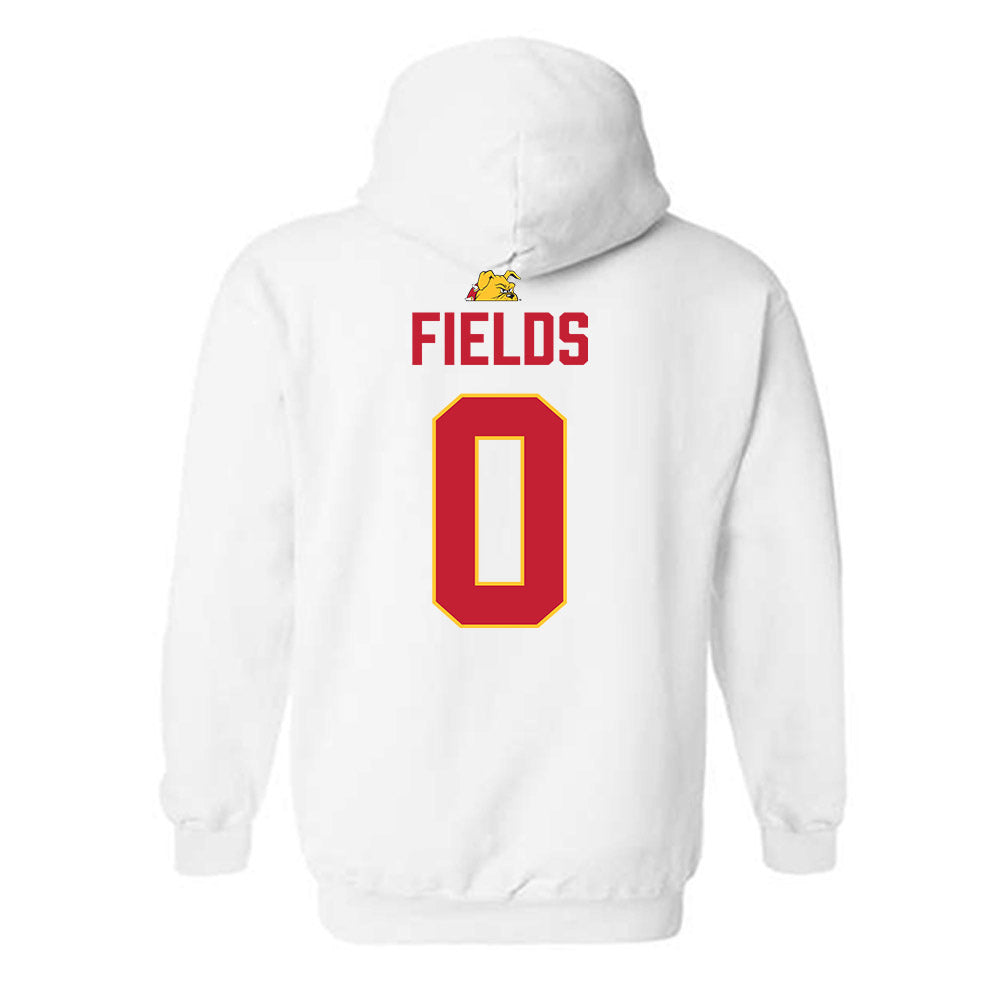 Ferris State - NCAA Football : Jerek Fields - 5 years National Champions Hooded Sweatshirt-1
