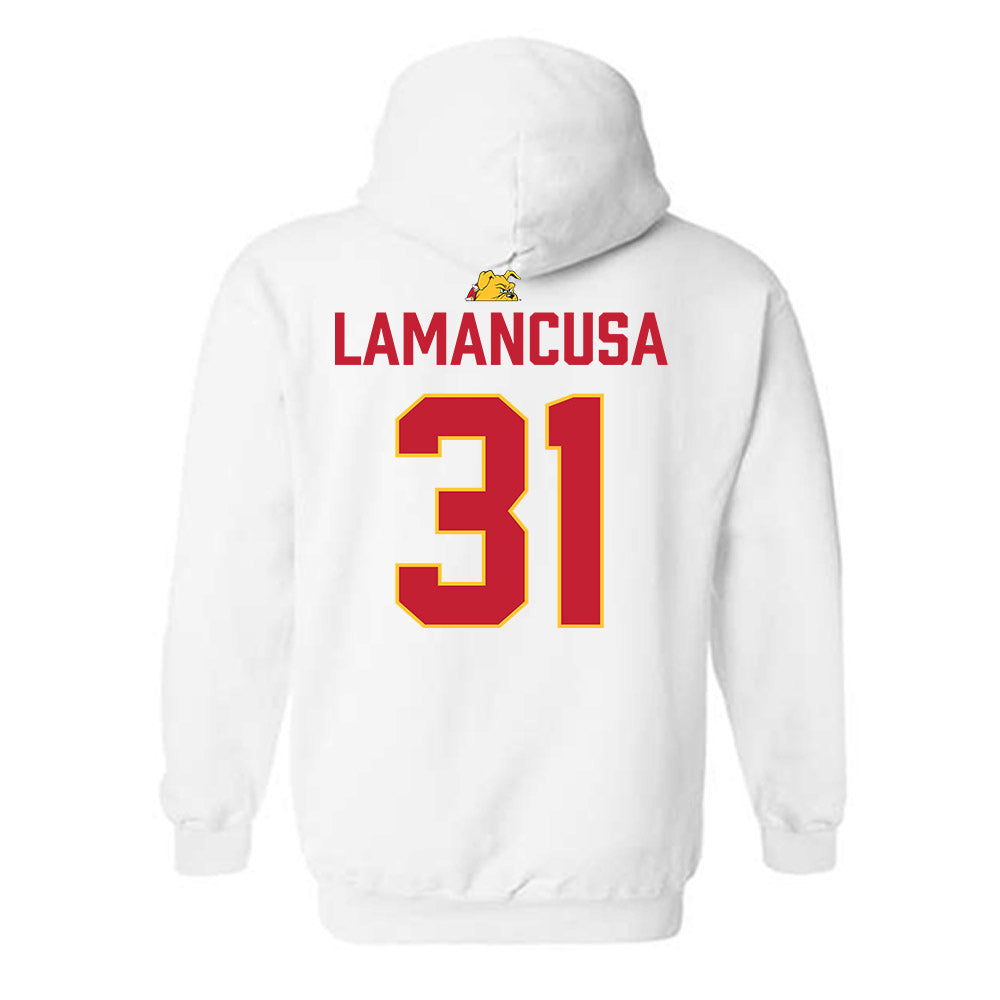 Ferris State - NCAA Football : Jack Lamancusa - 5 years National Champions Hooded Sweatshirt-1