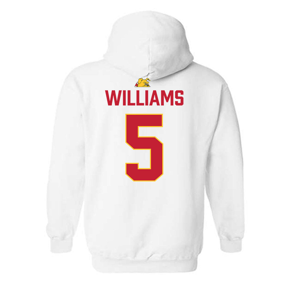 Ferris State - NCAA Football : Jason Williams - 5 years National Champions Hooded Sweatshirt-1