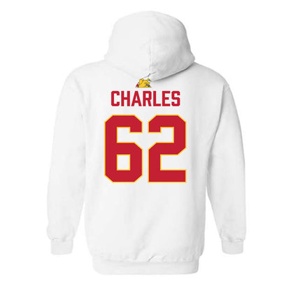 Ferris State - NCAA Football : Martaz Charles - 5 years National Champions Hooded Sweatshirt-1