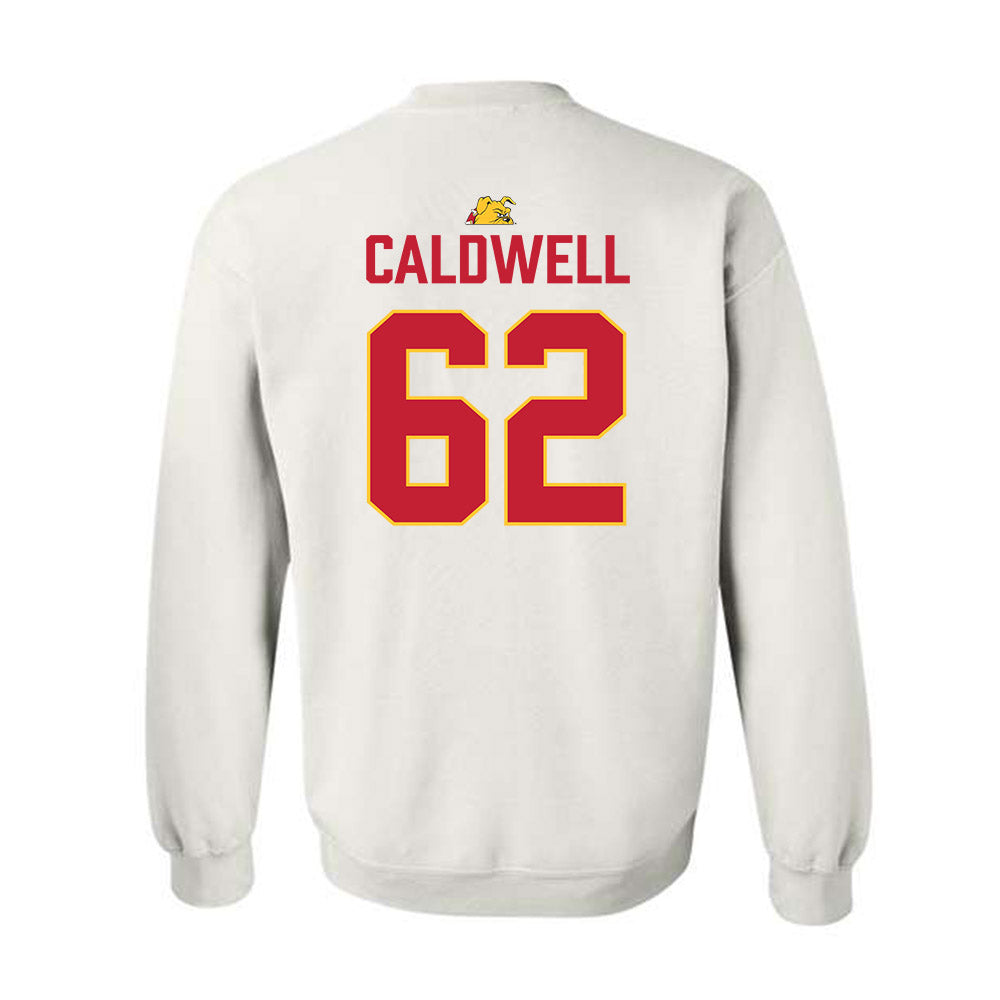Ferris State - NCAA Football : Kaharri Caldwell - 5 years National Champions Crewneck Sweatshirt-1