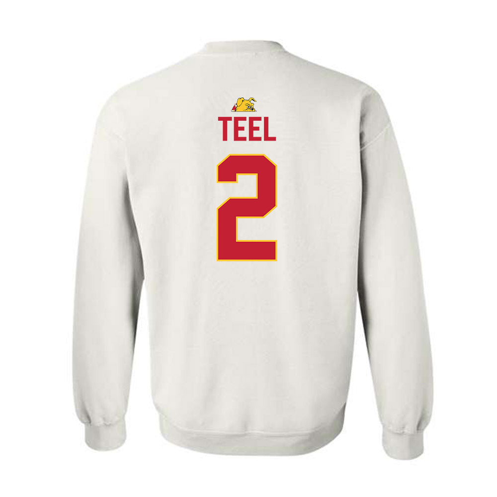 Ferris State - NCAA Football : Odell Teel - 5 years National Champions Crewneck Sweatshirt-1