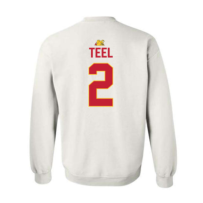 Ferris State - NCAA Football : Odell Teel - 5 years National Champions Crewneck Sweatshirt-1