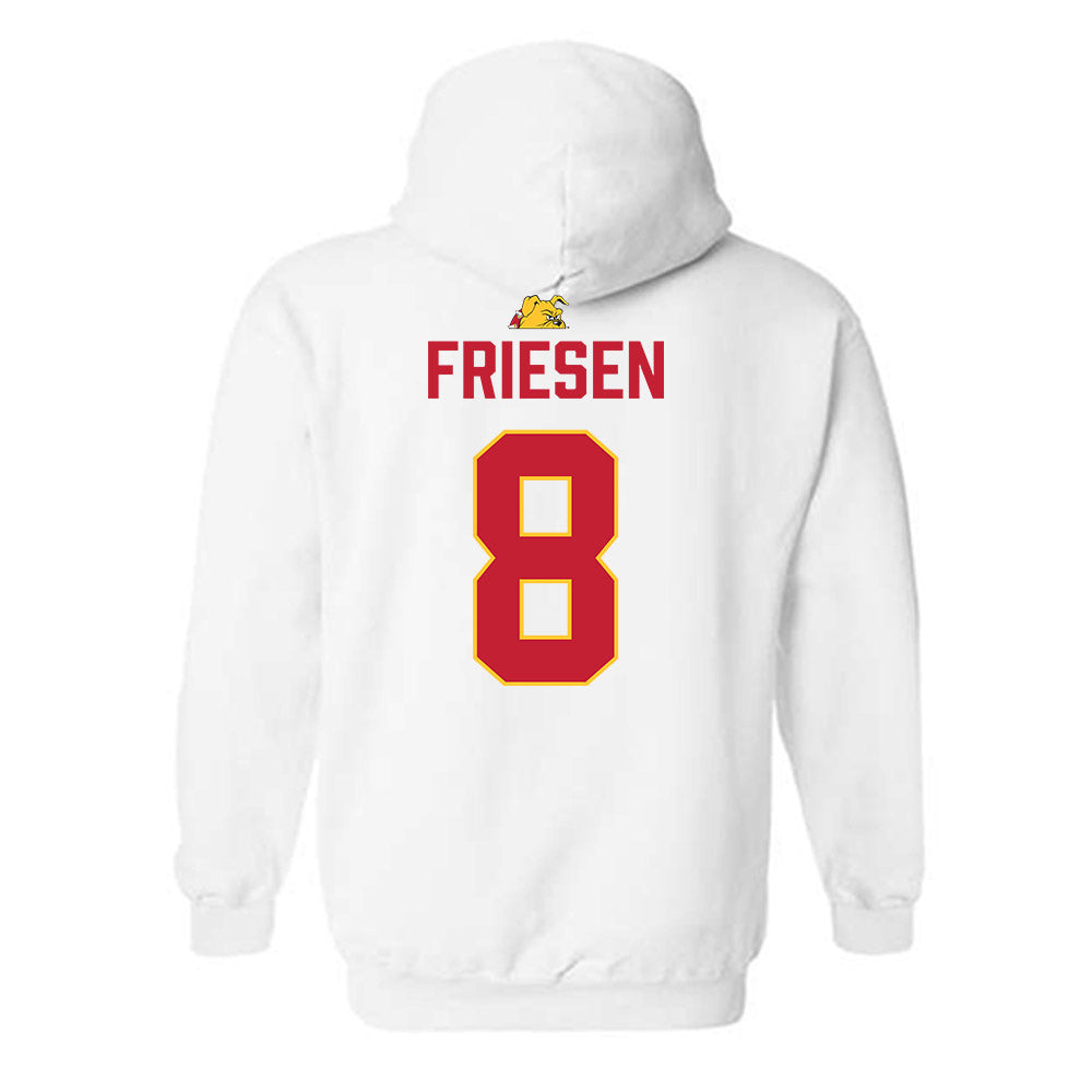 Ferris State - NCAA Football : Kade Friesen - 5 years National Champions Hooded Sweatshirt-1