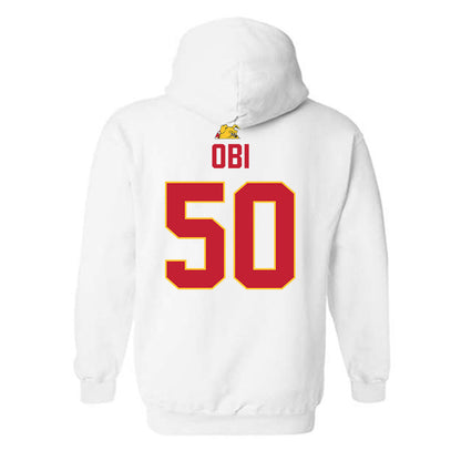 Ferris State - NCAA Football : Chimdindu Obi - 5 years National Champions Hooded Sweatshirt-1