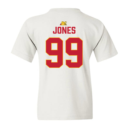 Ferris State - NCAA Football : markee jones - 5 years National Champions Youth T-Shirt-1