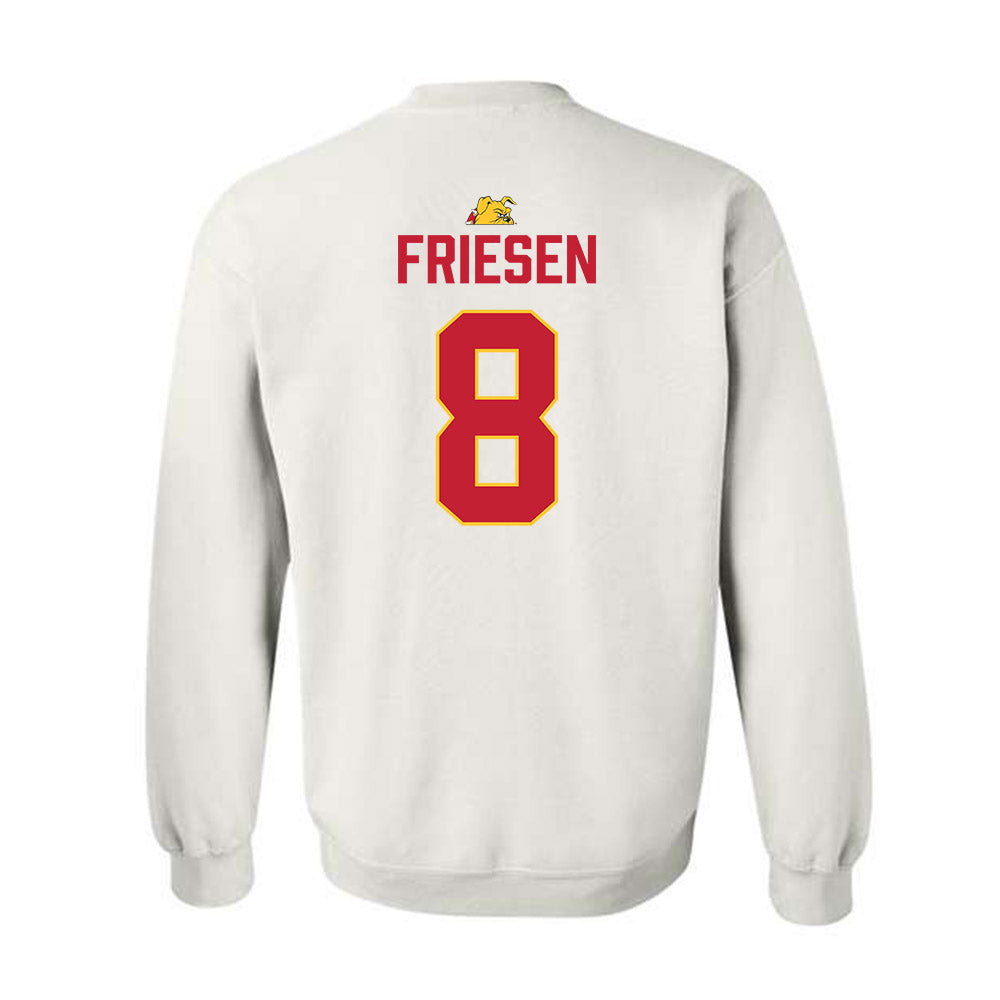 Ferris State - NCAA Football : Kade Friesen - 5 years National Champions Crewneck Sweatshirt-1