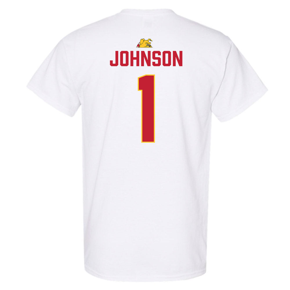 Ferris State - NCAA Football : Jalen Johnson - 5 years National Champions T-Shirt-1