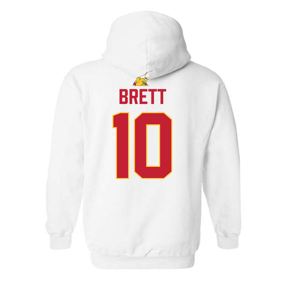 Ferris State - NCAA Football : Taariik Brett - 5 years National Champions Hooded Sweatshirt-1