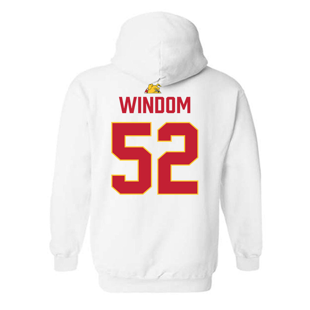 Ferris State - NCAA Football : Jarvis Windom - 5 years National Champions Hooded Sweatshirt-1