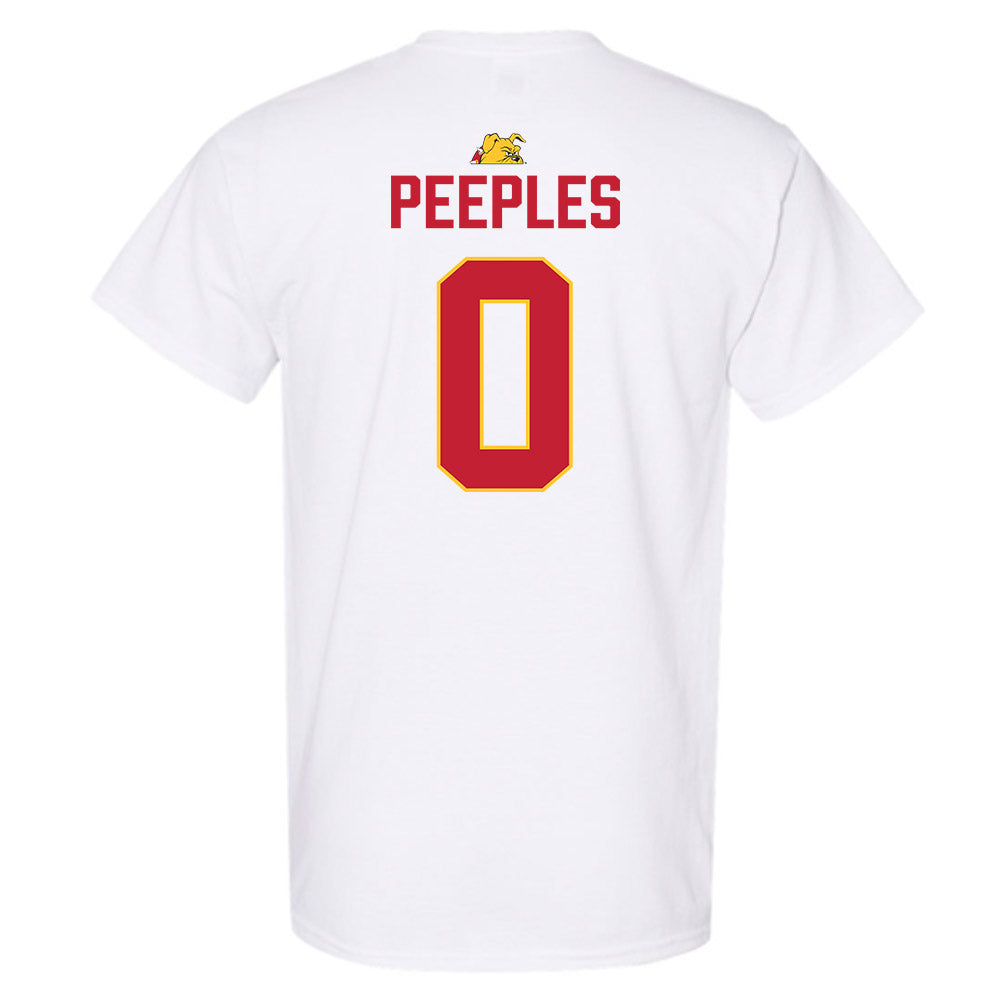 Ferris State - NCAA Football : Kevin Peeples - 5 years National Champions T-Shirt-1