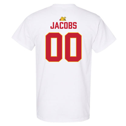 Ferris State - NCAA Football : Tre'vareiez Jacobs - 5 years National Champions T-Shirt-1