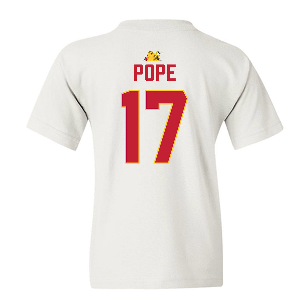 Ferris State - NCAA Football : Quentin Pope - 5 years National Champions Youth T-Shirt-1