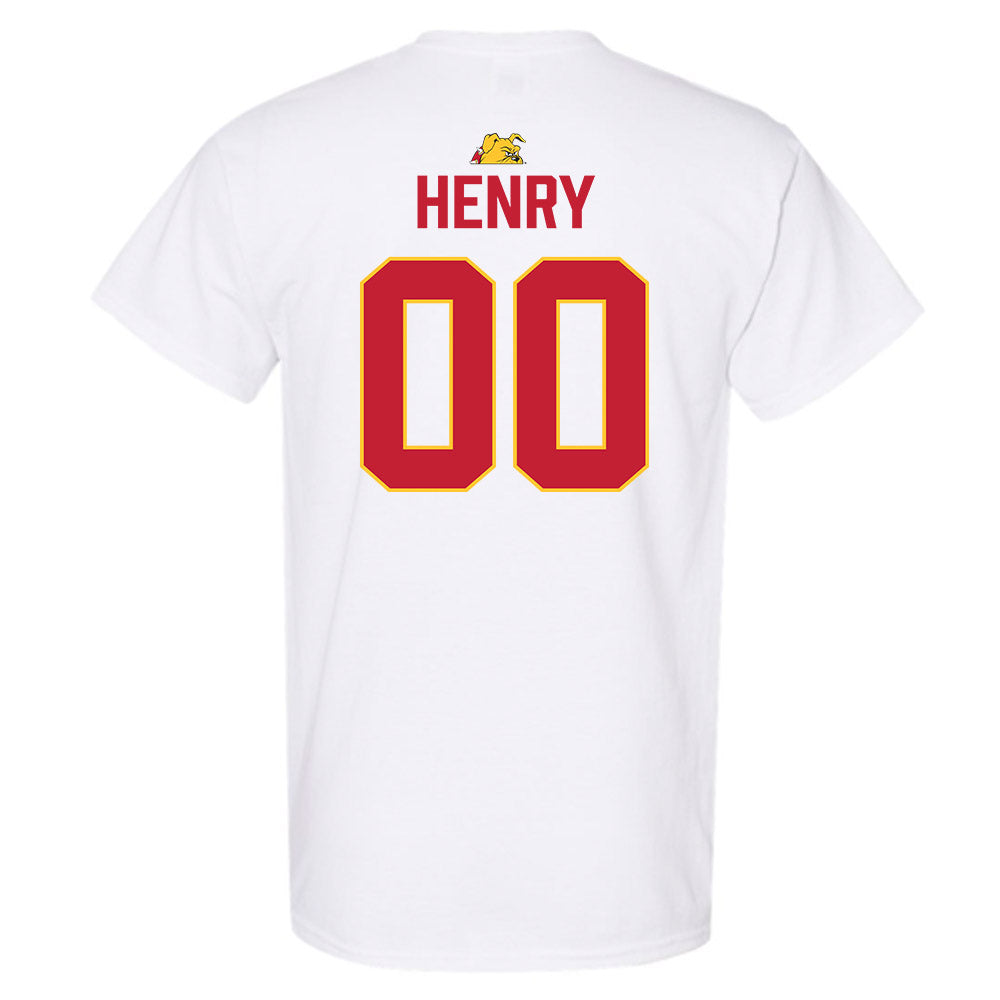 Ferris State - NCAA Football : Harkym Henry - 5 years National Champions T-Shirt-1