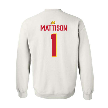 Ferris State - NCAA Football : Gyasi Mattison - 5 years National Champions Crewneck Sweatshirt-1
