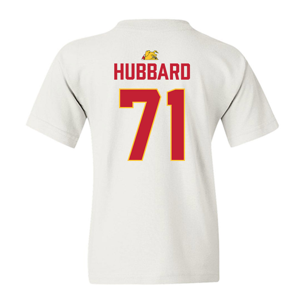 Ferris State - NCAA Football : Bubba Hubbard - 5 years National Champions Youth T-Shirt-1